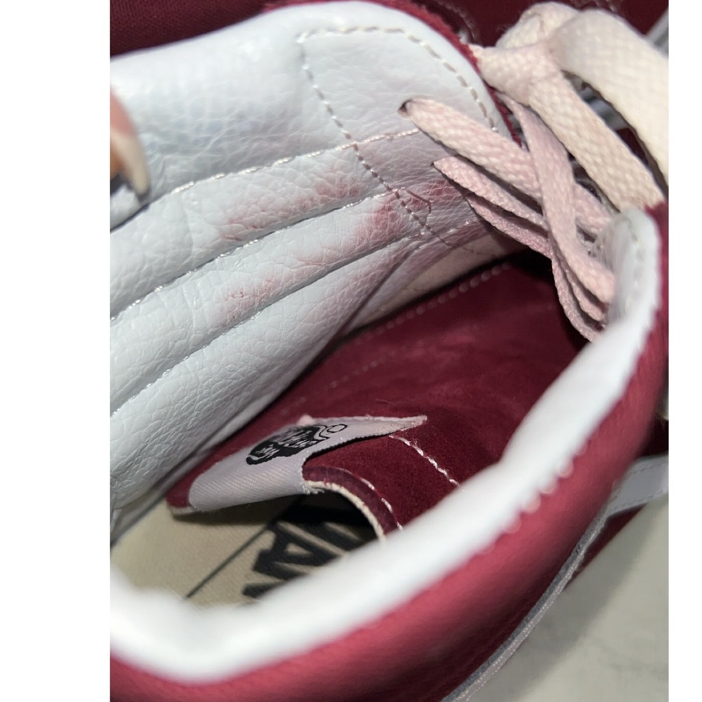 Vans Maroon Sk8 Hi Top - Picture 11 of 11